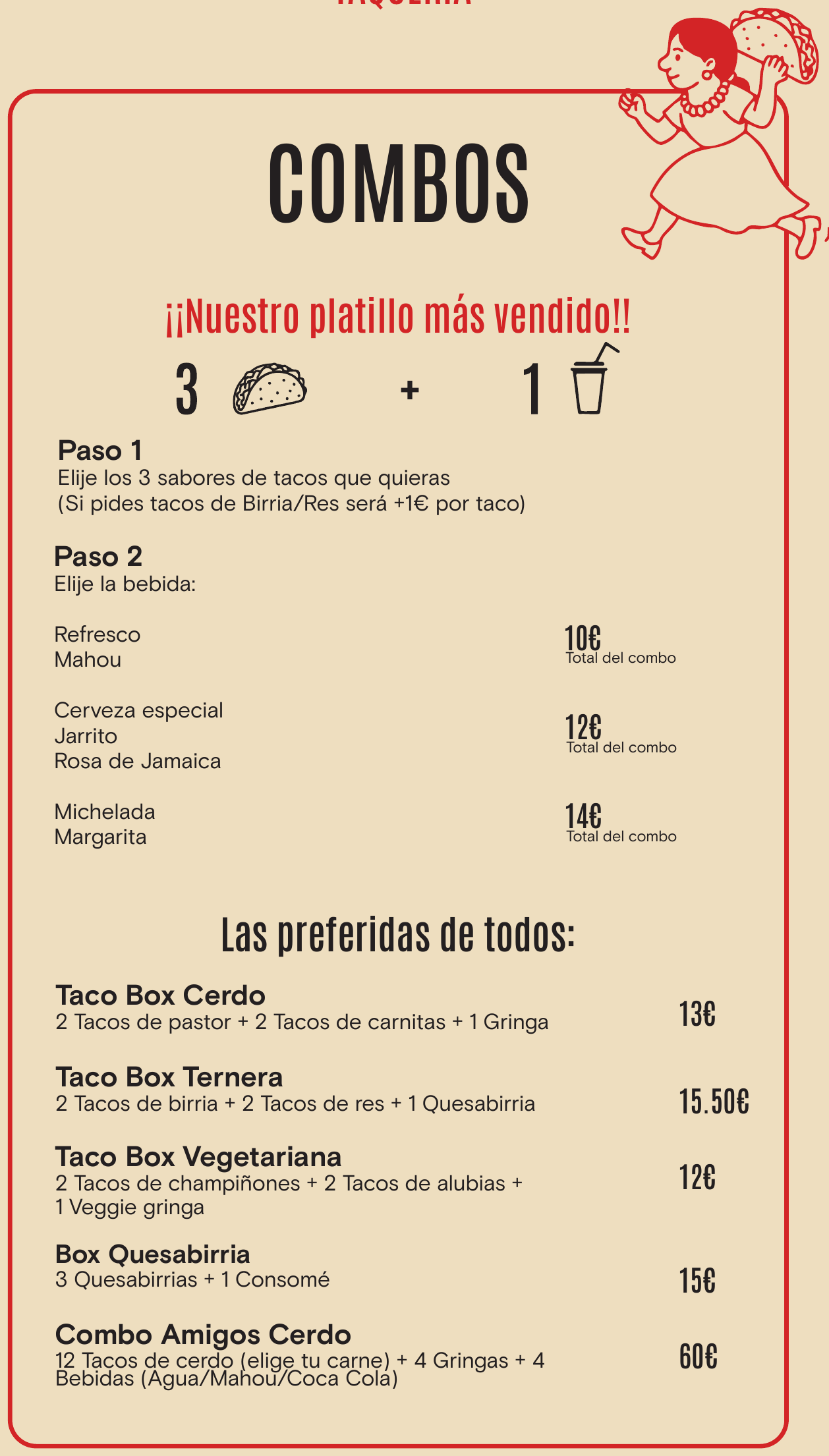 Combos y taco boxes